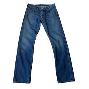 VTG Levi's 514 Brooks Brothers Jeans Men 31x32 Blue Straight Leg Cowboy USA Made